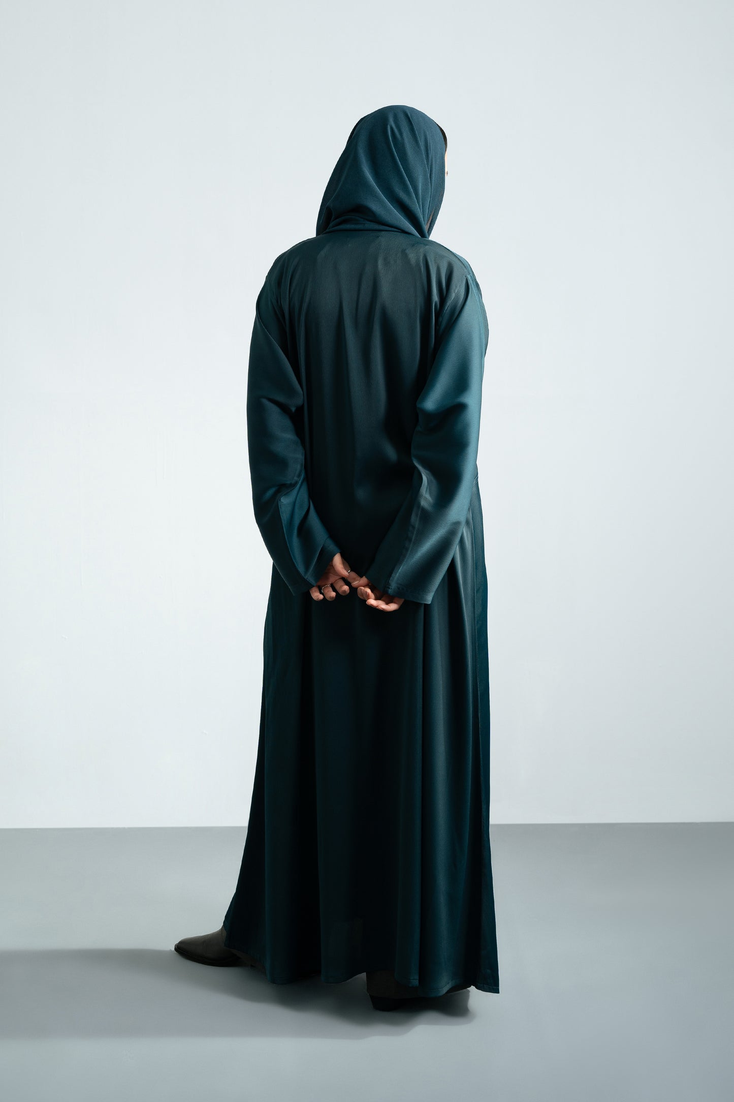 TEAL - ASYMMETRIC ABAYA